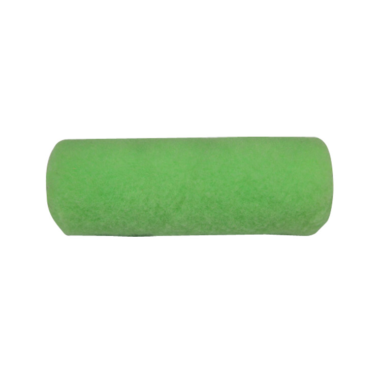 Billigt pris 7 & 9 Inch Syntetfiber Polyester Paint Roller Grön Färg Cover Refills