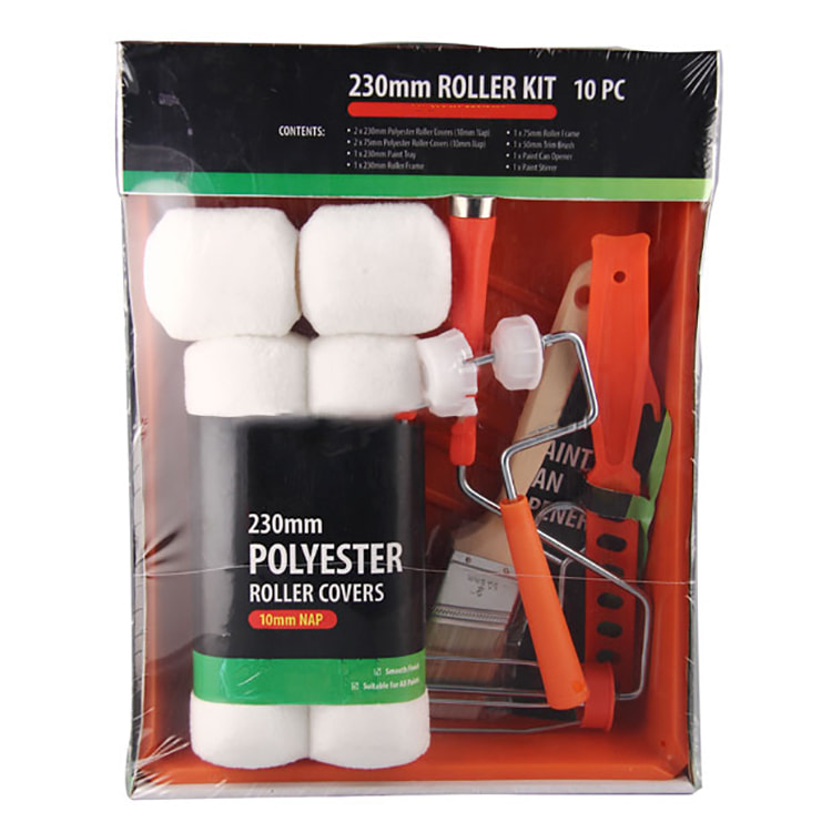 Attraktiv verktyg och rimligt pris Paint Roller Borstebricka Set för DIY-projekt