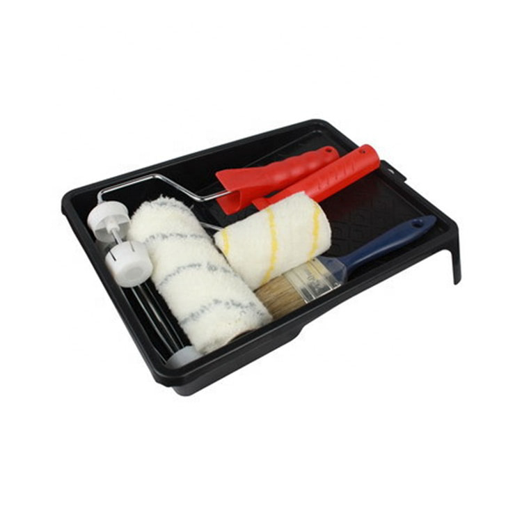 Pro Grade Paint Roller Cover Set Paint Tools Set Plast Paint Roller Tray Kit för hus eller kommersiell användning